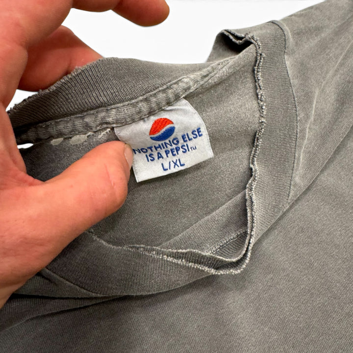 Vintage 90’s Pepsi Faded Grey T-shirt (XL)