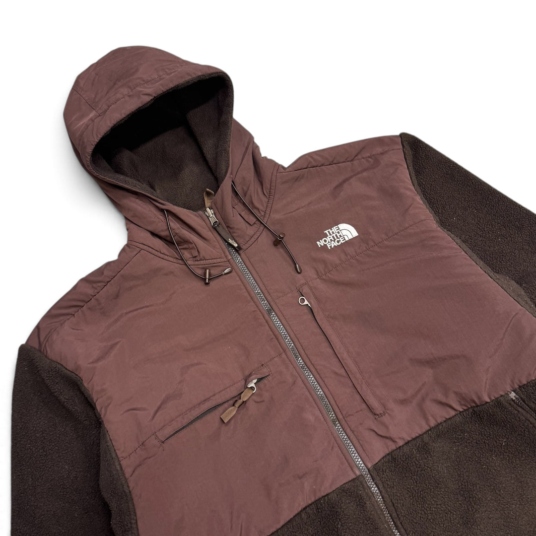 The North Face Hooded Fleece Jacket Brown (XXL)