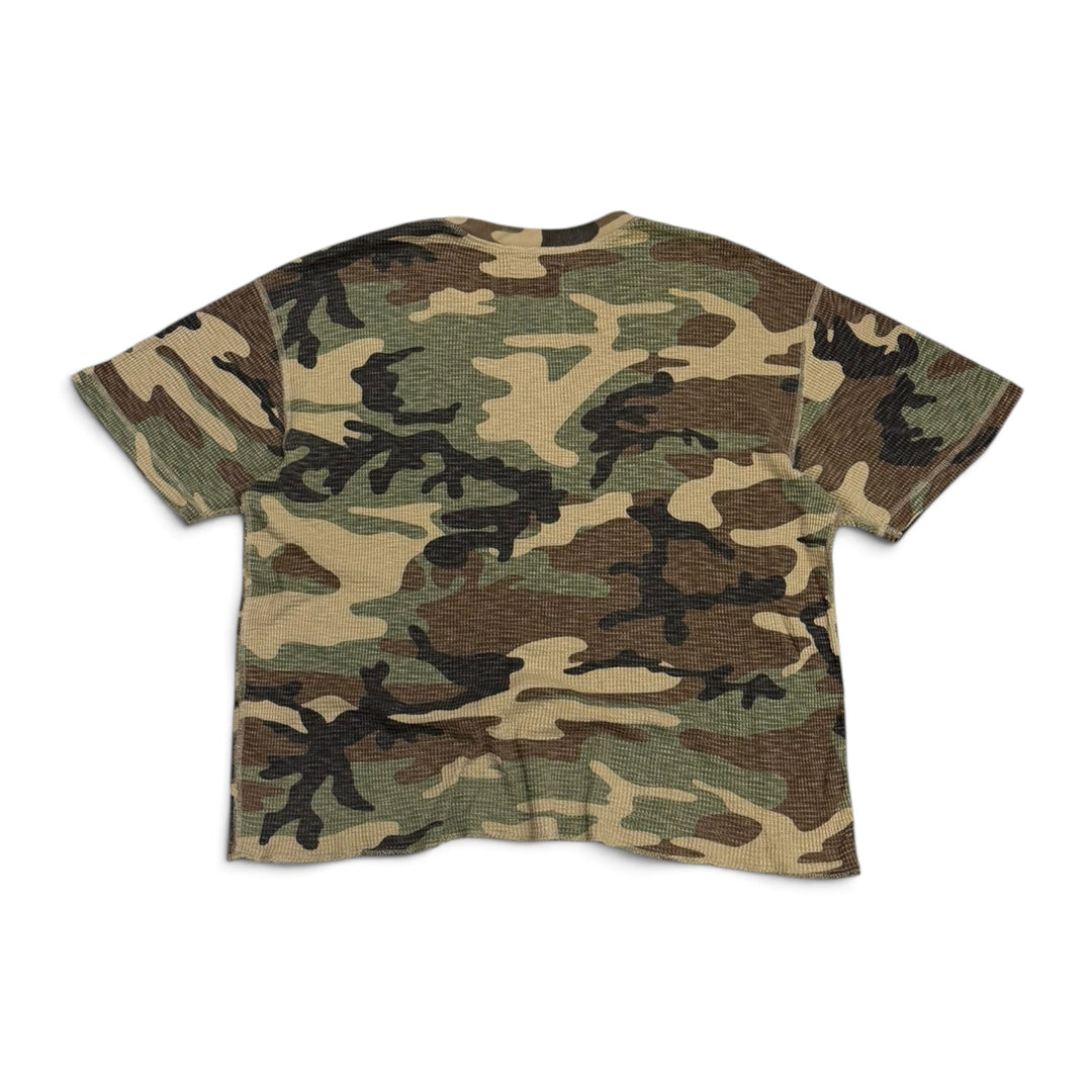 Stussy Pigment Dyed Camo Thermal T-Shirt (L)