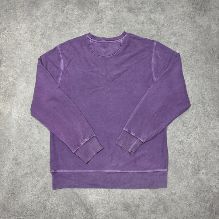 Stussy Crew Neck Purple Sweatshirts (L)