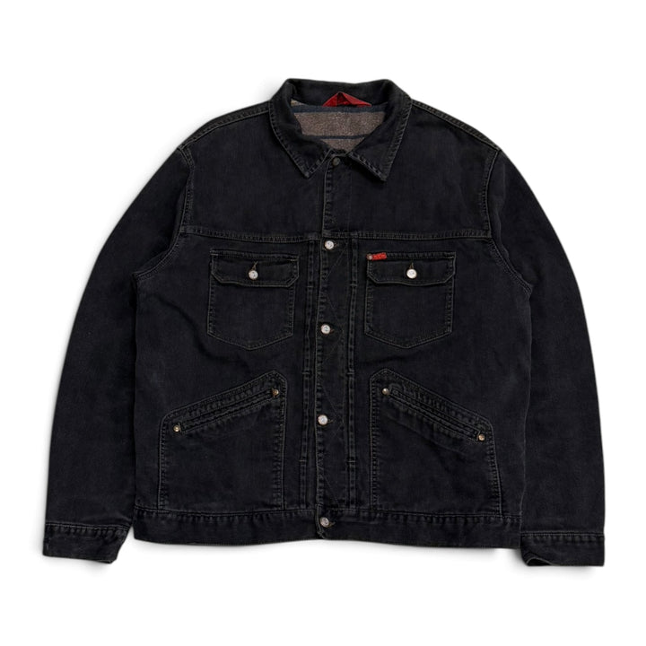 Vintage Lee Cooper Blanked Lined Jacket Dark Grey (XL)