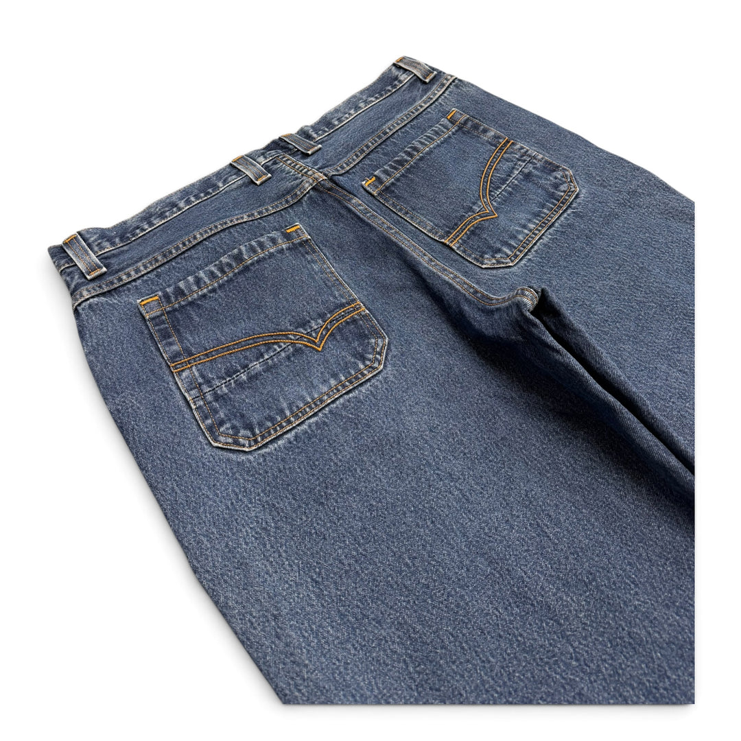 Vintage Anchorblue Baggy Denim Shorts Blue (40)