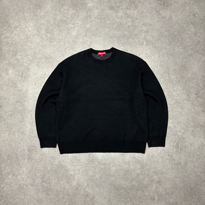 Supreme Black F**k Money Heavy Knitted Sweater (L)