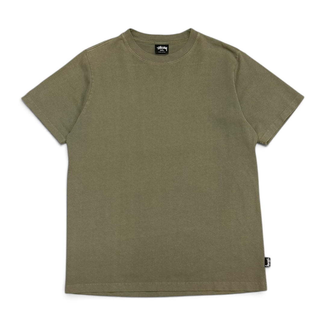 Stussy Khaki Heavy Cotton T-shirt (S)