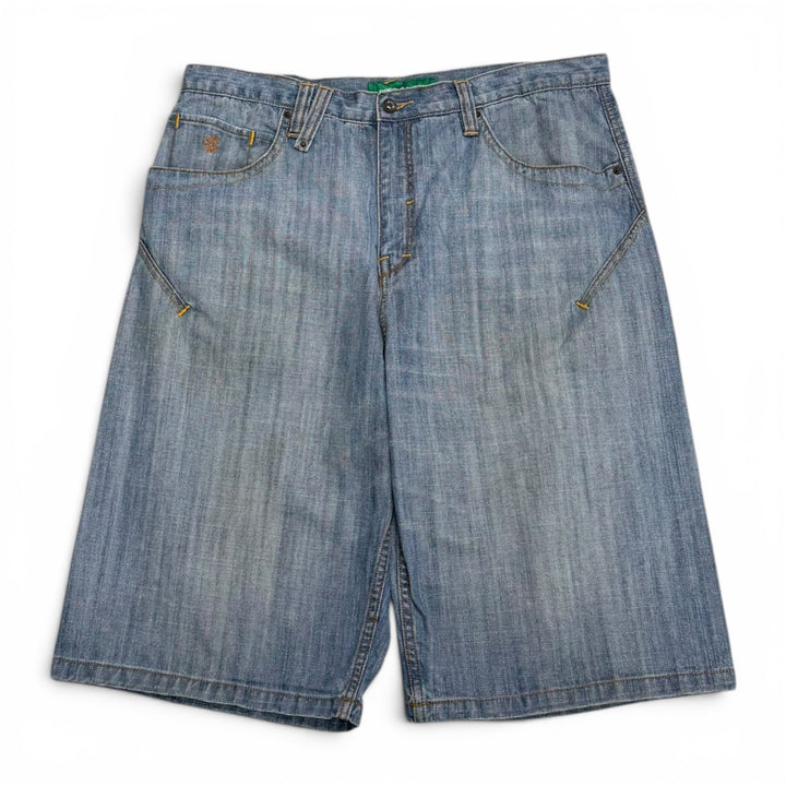 Vintage Roca Wear 90's Baggy Denim Shorts Blue (38")