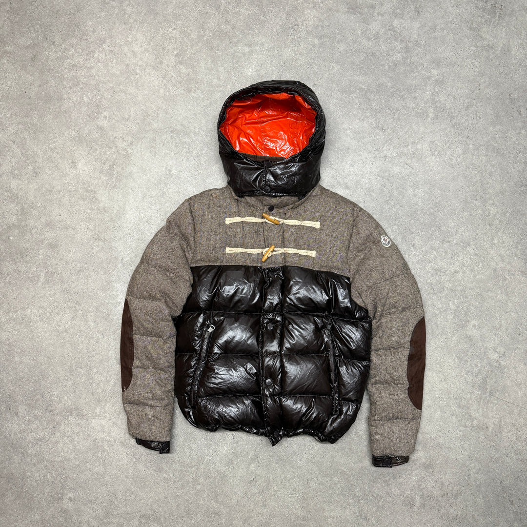 Vintage Moncler Brown Hooded Puffer Jacket (M)