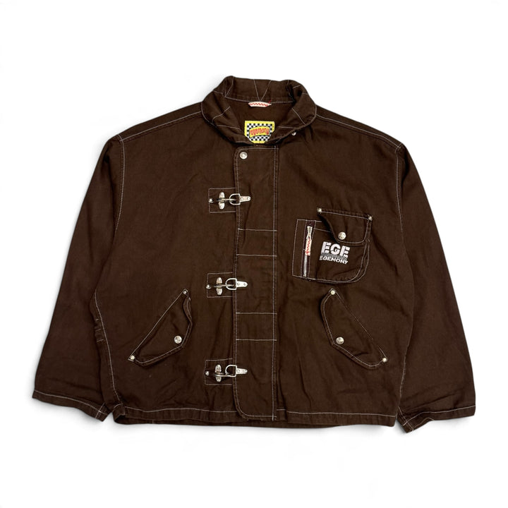 Vintage Egemony Fireman Clasp Jacket Brown (XL)