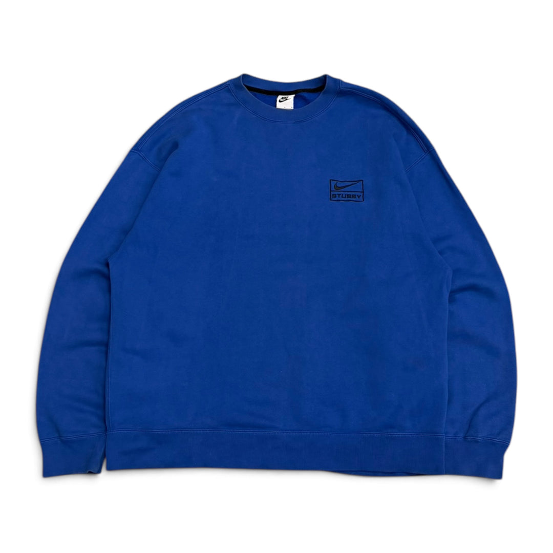 Stussy x Nike Blue Sweatshirt (L)