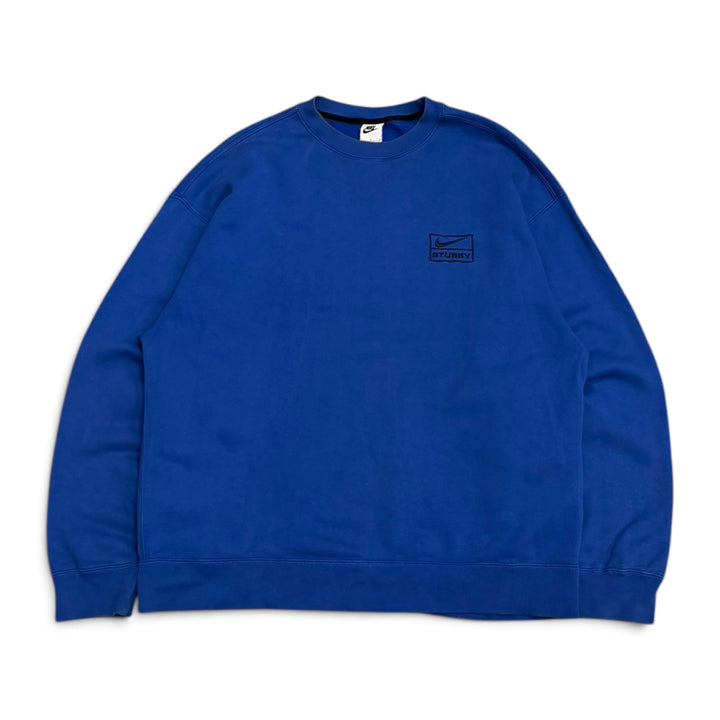 Stussy x Nike Blue Sweatshirt (L)