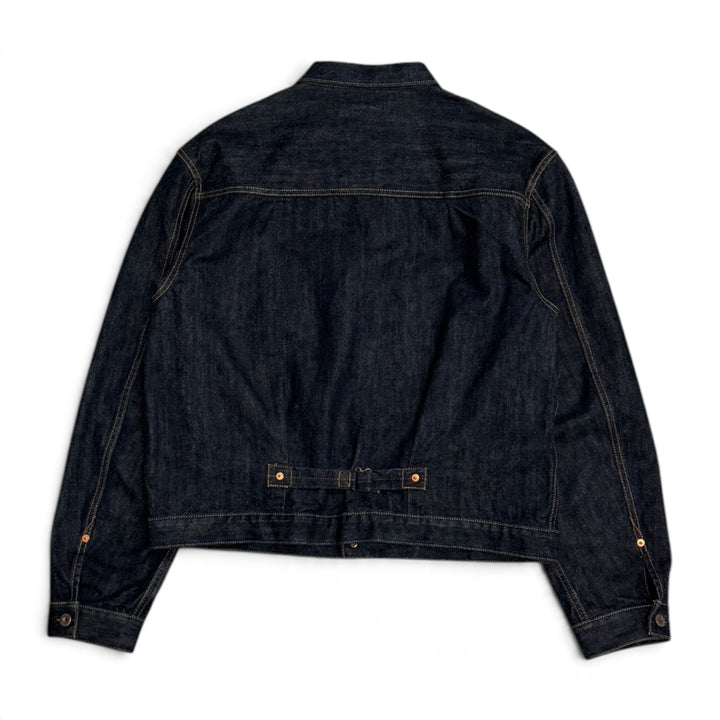Kapital Raw Denim Dark Blue Trucker Jacket (L)