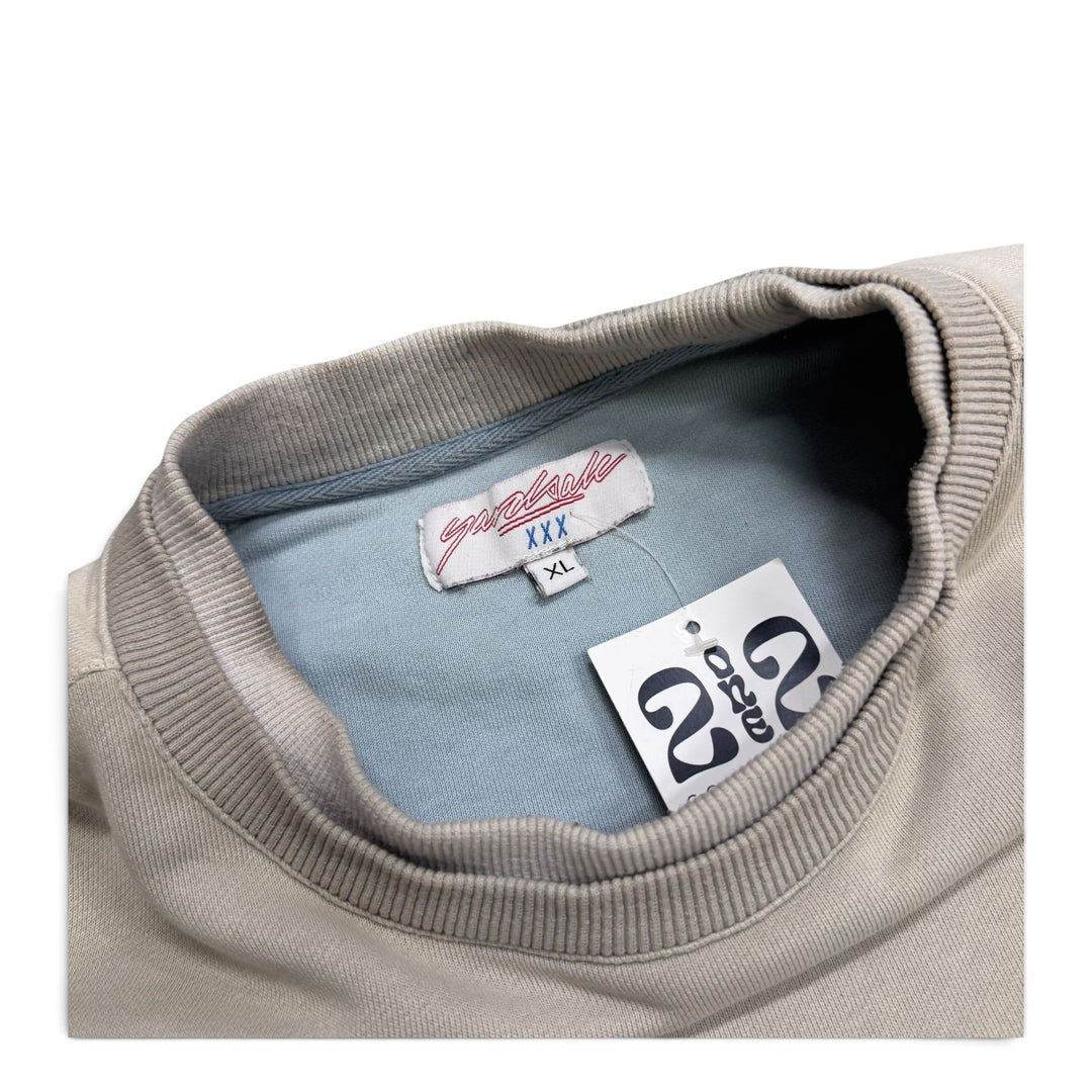 Yard Sale Crew Neck Sweatshirt Beige (XL)