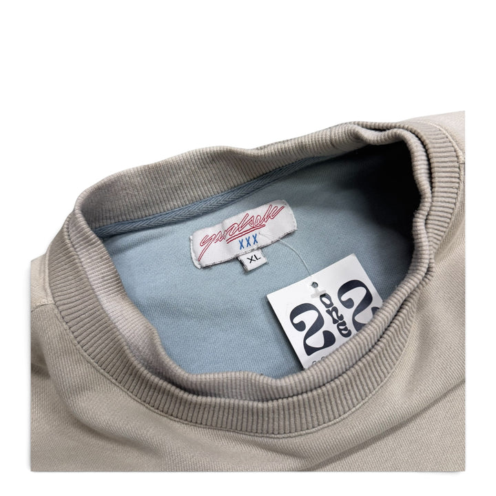 Yard Sale Crew Neck Sweatshirt Beige (XL)