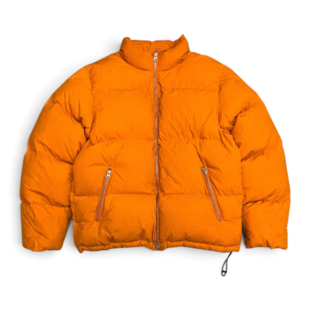 Stussy Nylon Down Puffer Jacket Orange (M)