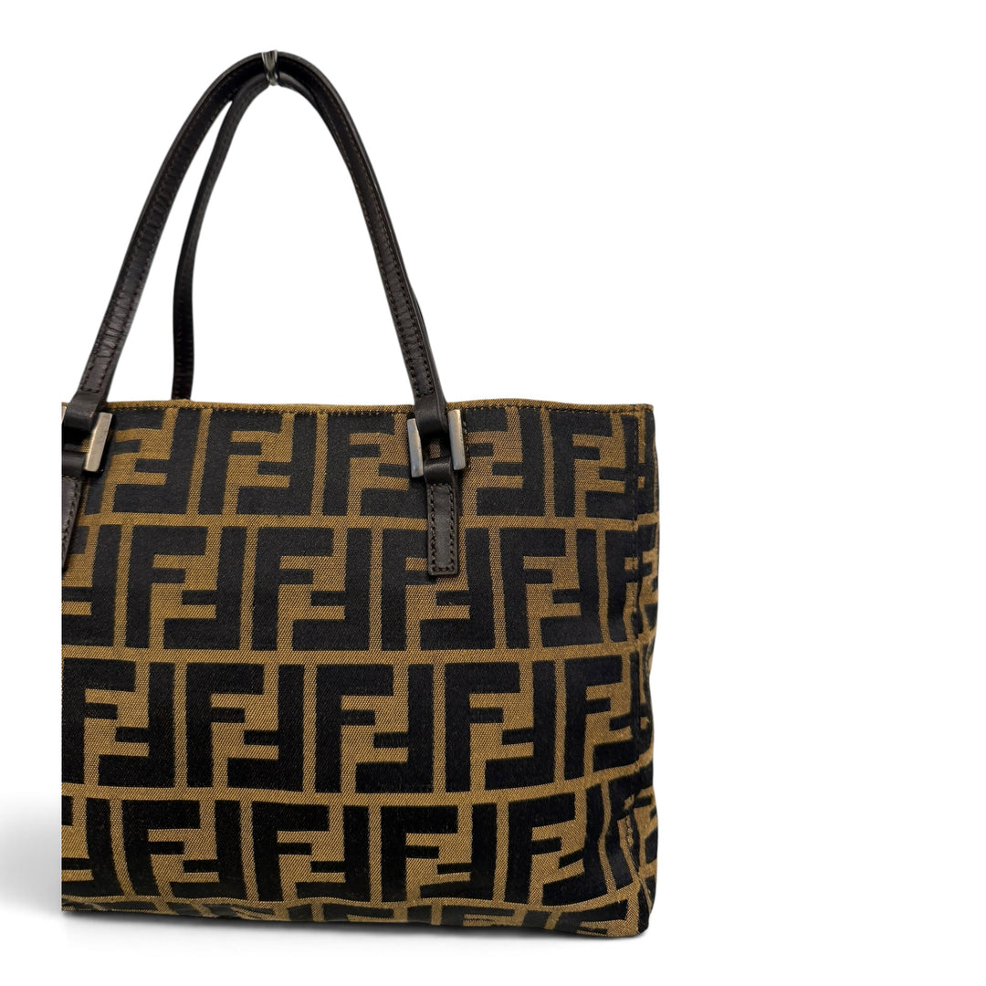Fendi 200-2010 Zucca Canvas Tote Bag
