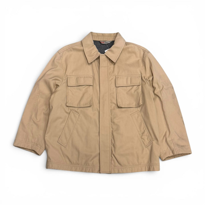 Vintage Dolce & Gabanna Cream Collared Zip Up Jacket (L)