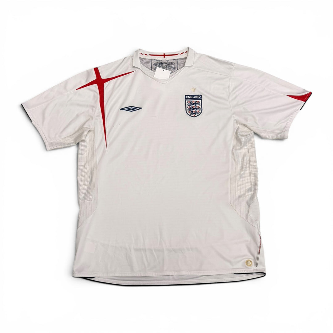 2005 Vintage England Umbro White Home Shirt (XL)