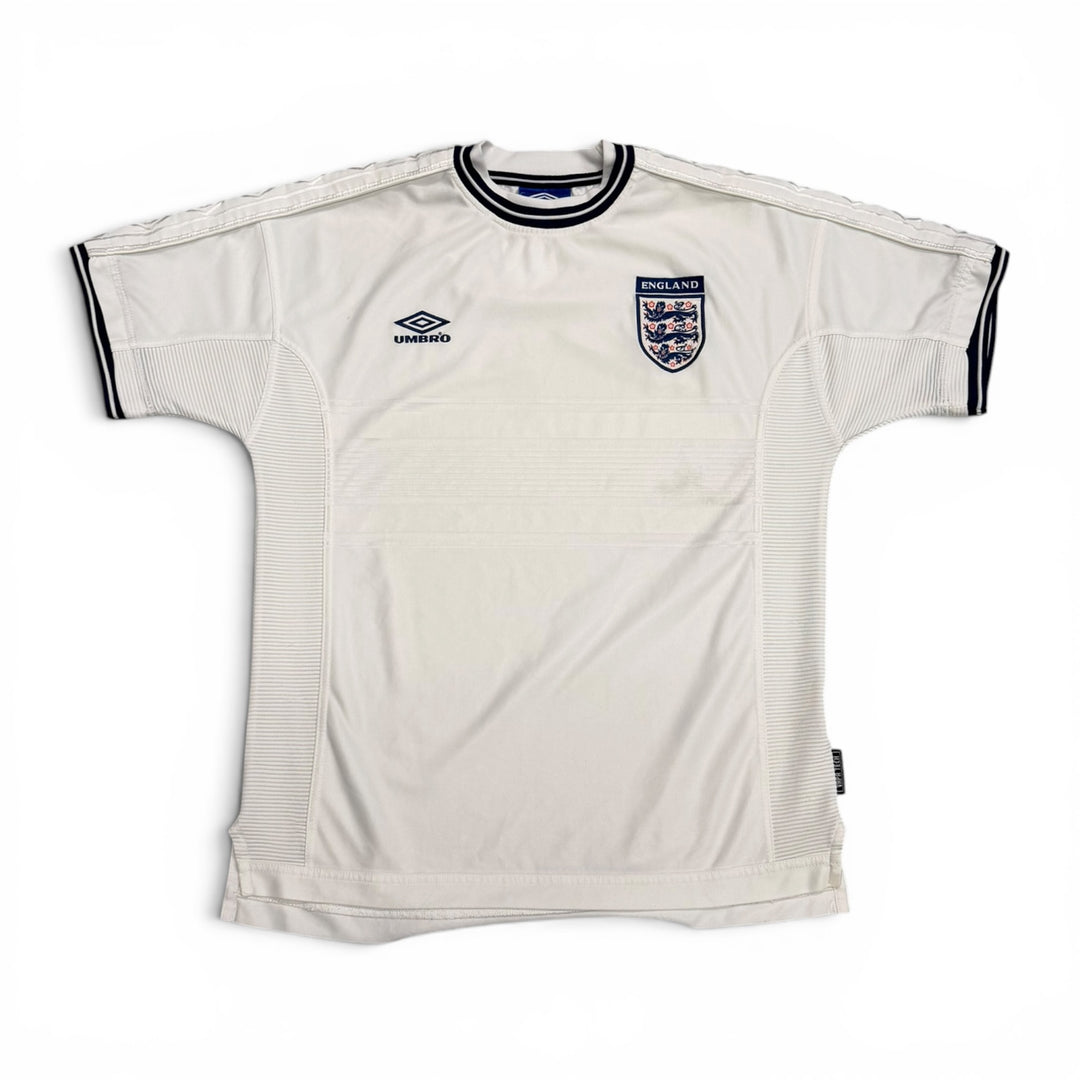 1999 Vintage England Umbro White Home Football Shirt (L)