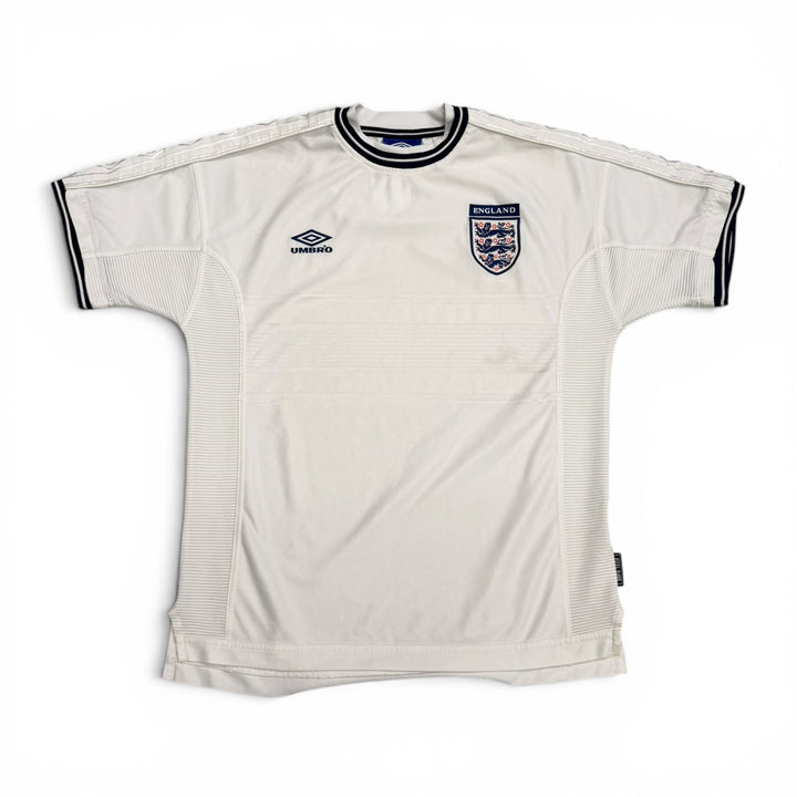 1999 Vintage England Umbro White Home Football Shirt (L)