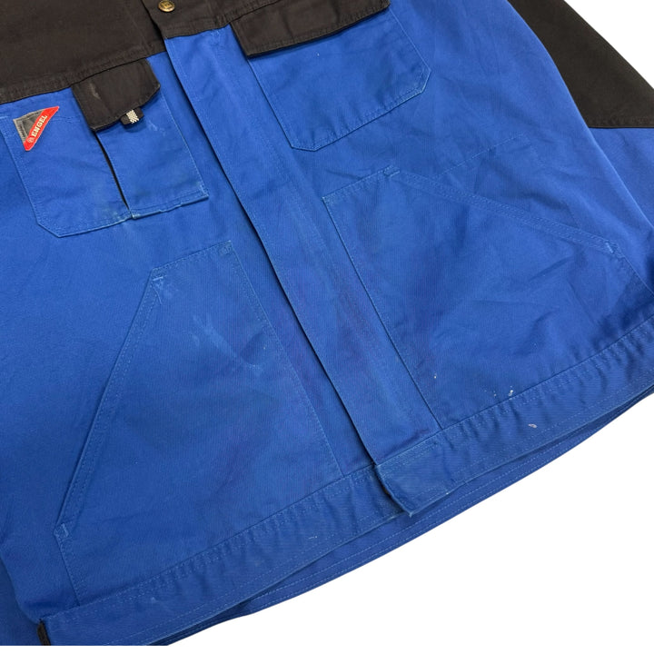Vintage Distressed Blue French Chore Jacket (L)