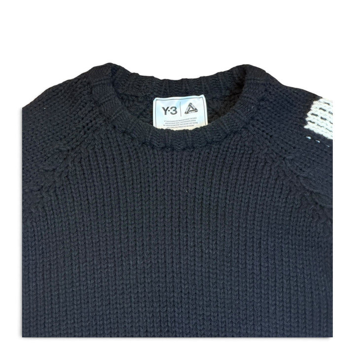 BNWT Palace x Y-3 Black Heavy Knitted Sweater (XL)