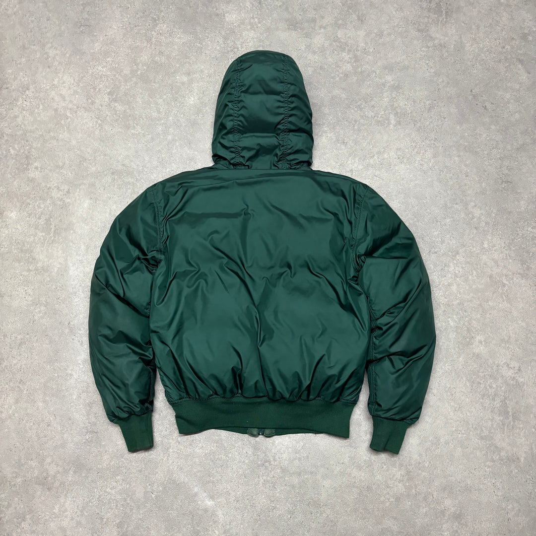 Vintage Polo Ralph Lauren Green Puffer Jacket (M)