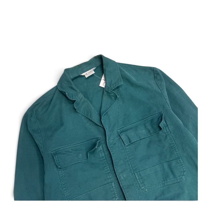 Vintage Distressed Faded Green French Chore Jacket (Women’s S)