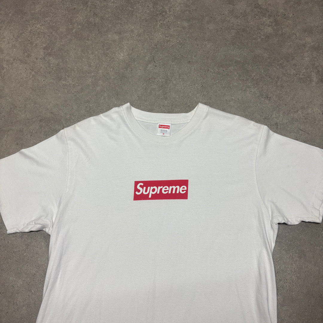 Supreme 20th Anniversary White Red Bogo T-Shirt (M)