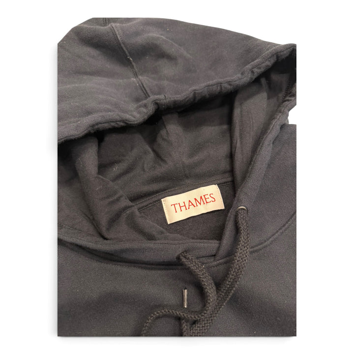Thames Spell Out Hoodie Navy (M)