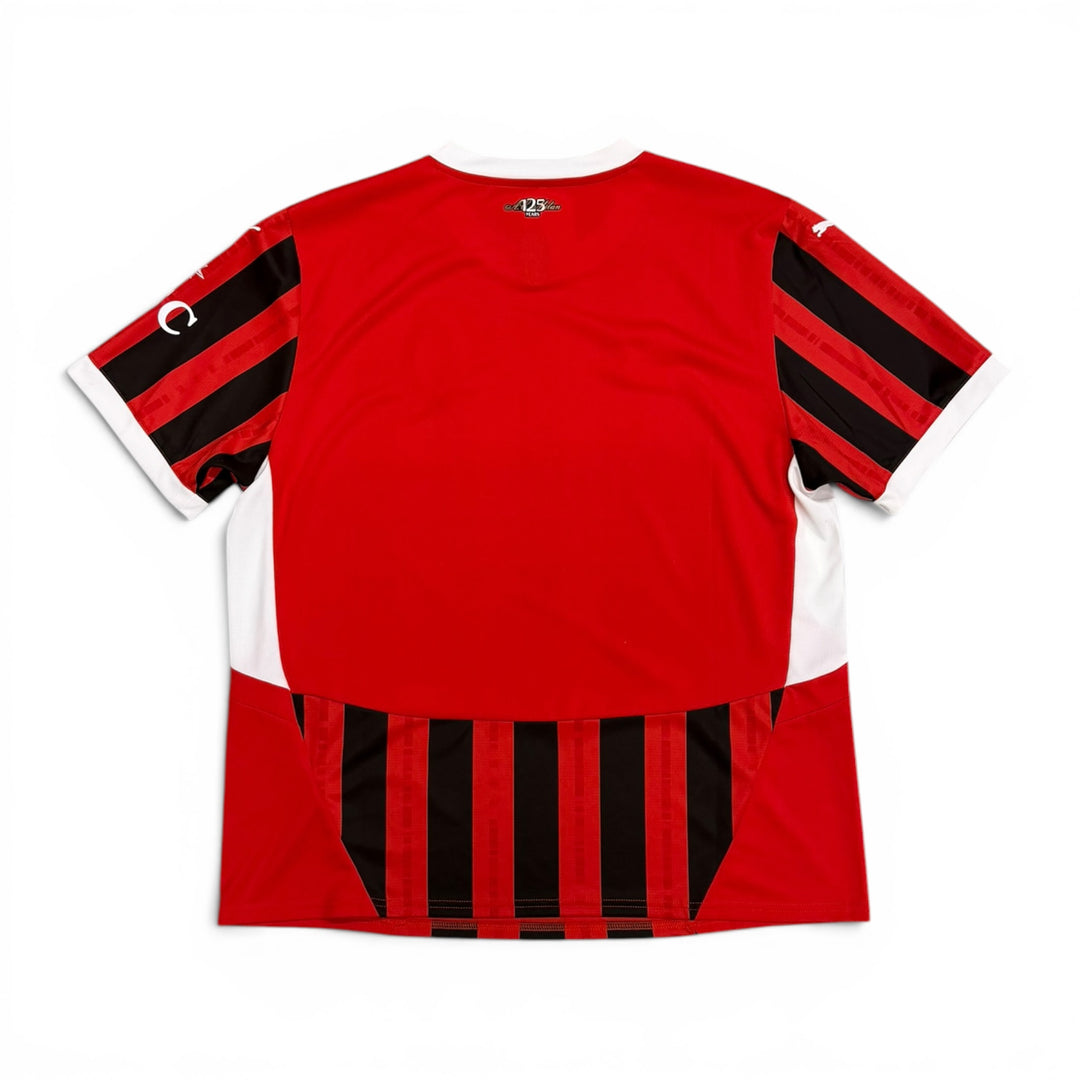 2024-25 AC Milan Home Football Shirt Red (XL)