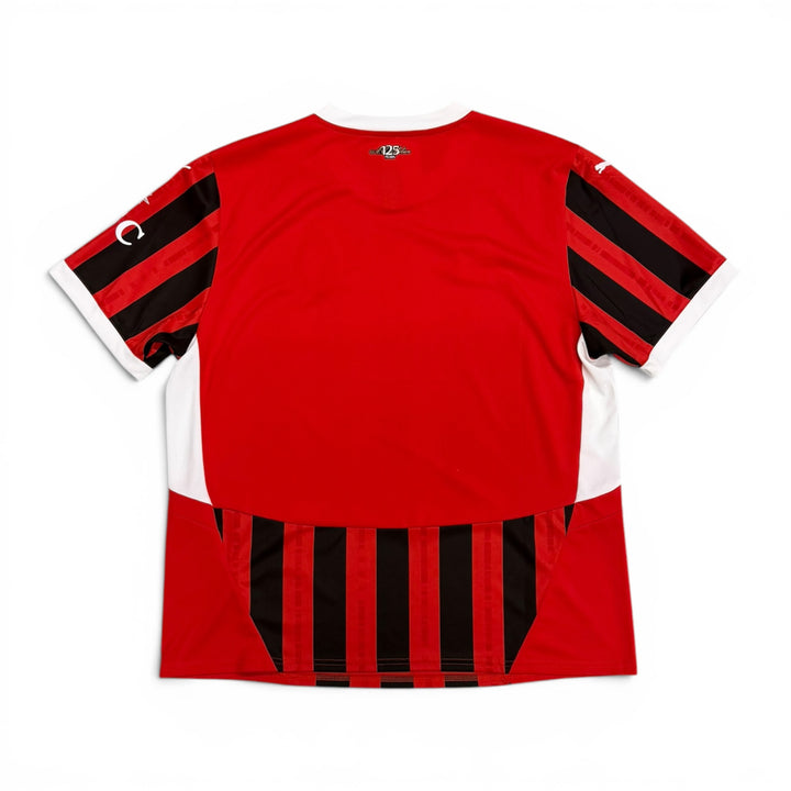 2024-25 AC Milan Home Football Shirt Red (XL)
