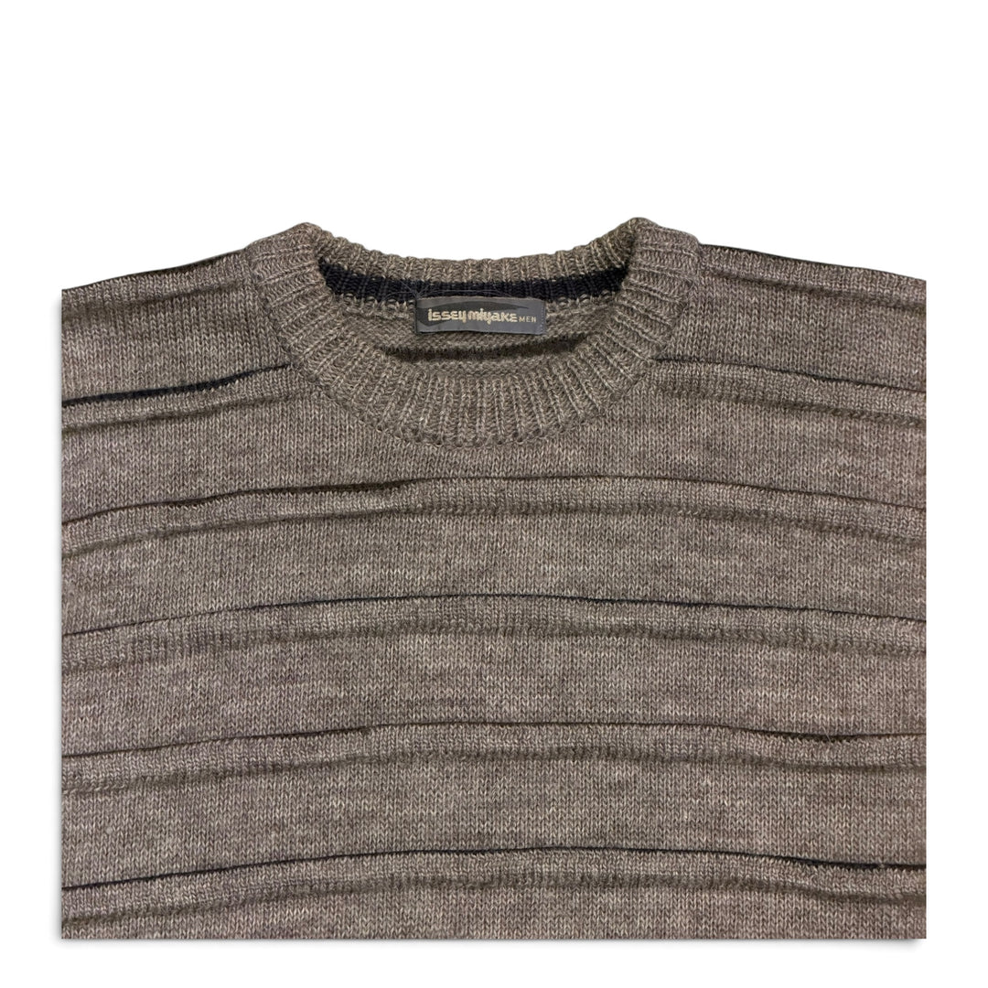 Vintage Issey Miyake Men Cable Knit Jumper (L)