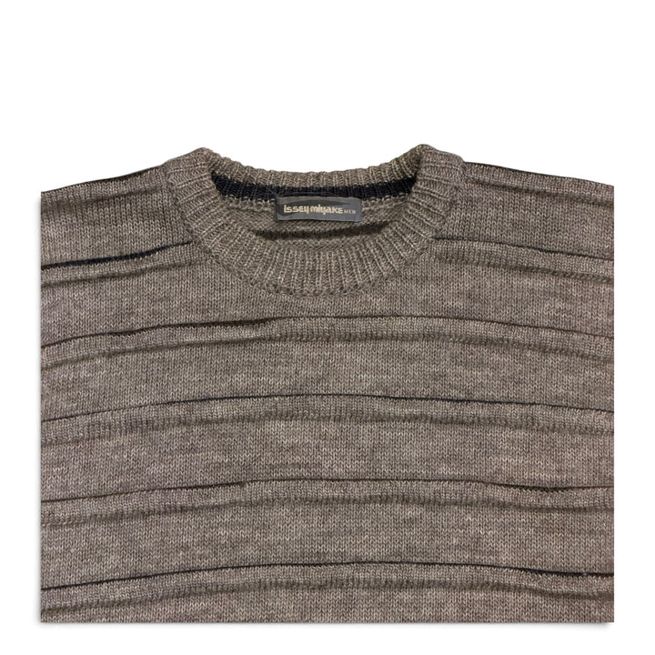 Vintage Issey Miyake Men Cable Knit Jumper (L)