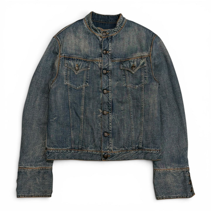 Vintage DKNY Washed Blue Denim Jacket (M)