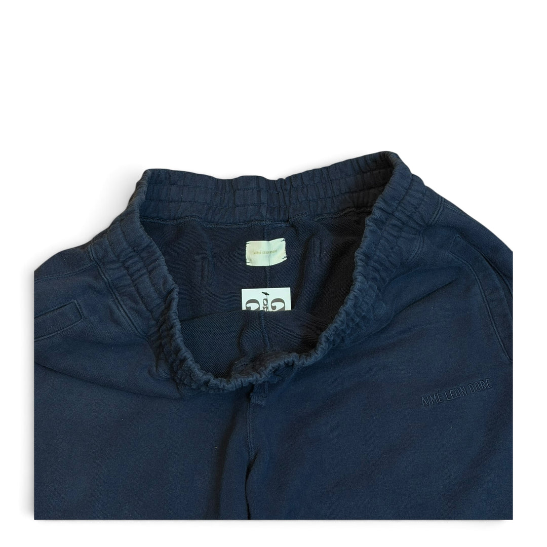 Aime Leon Dore Navy Jogger Shorts (XXL)