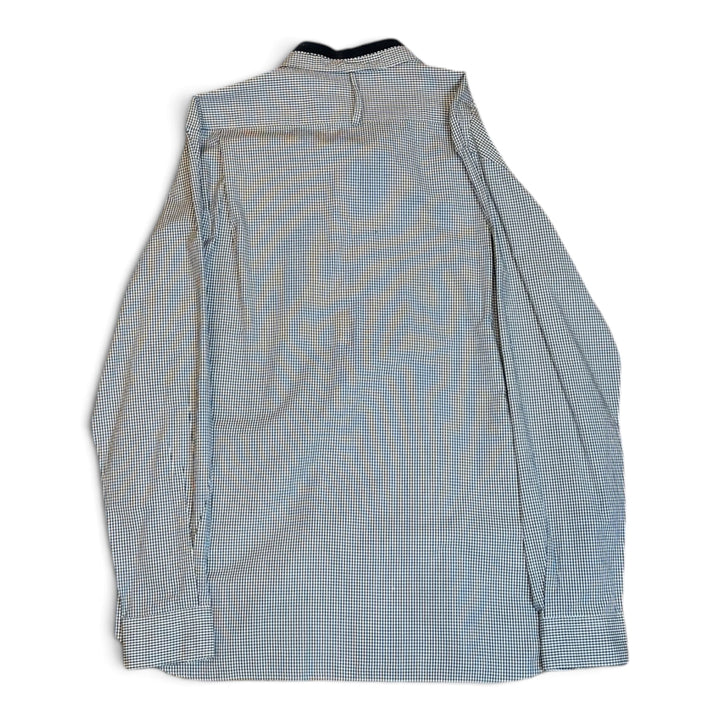 Vintage Jipijapa Blue Checkered Long Sleeve Shirt (XL)