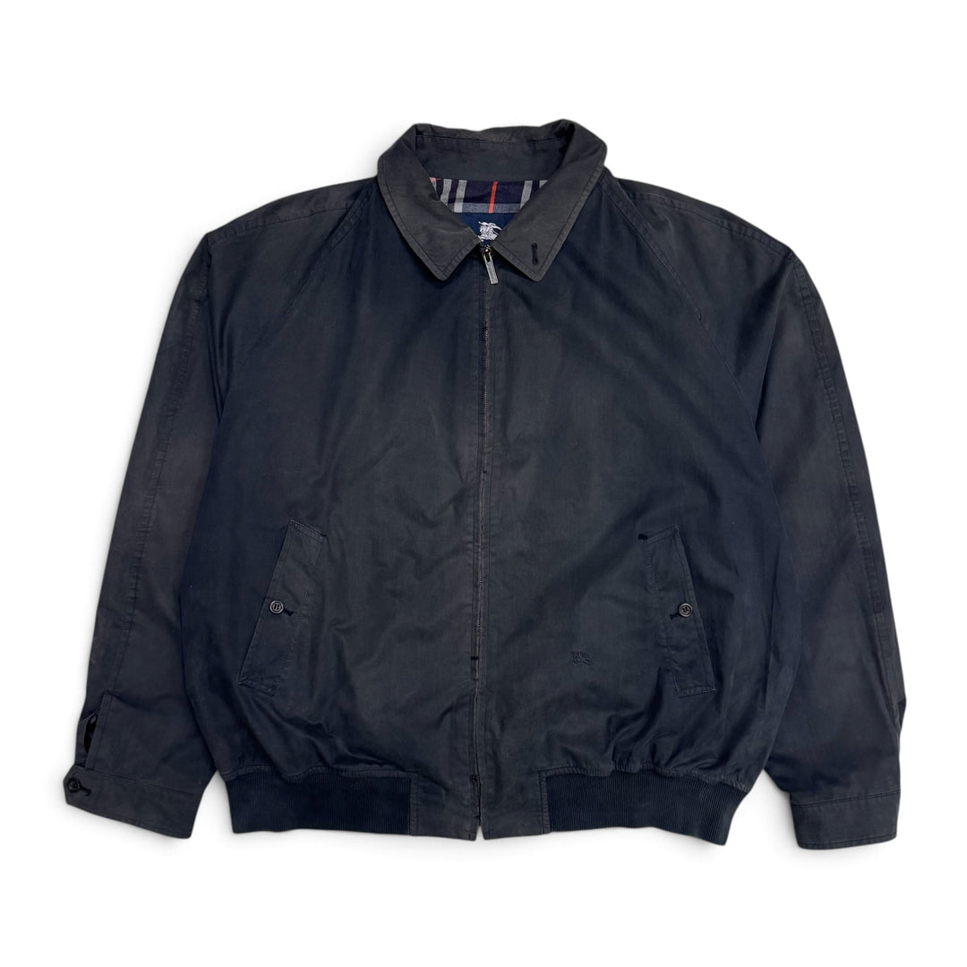 Vintage Burberrys Harington Style Jacket Faded Navy (XL)