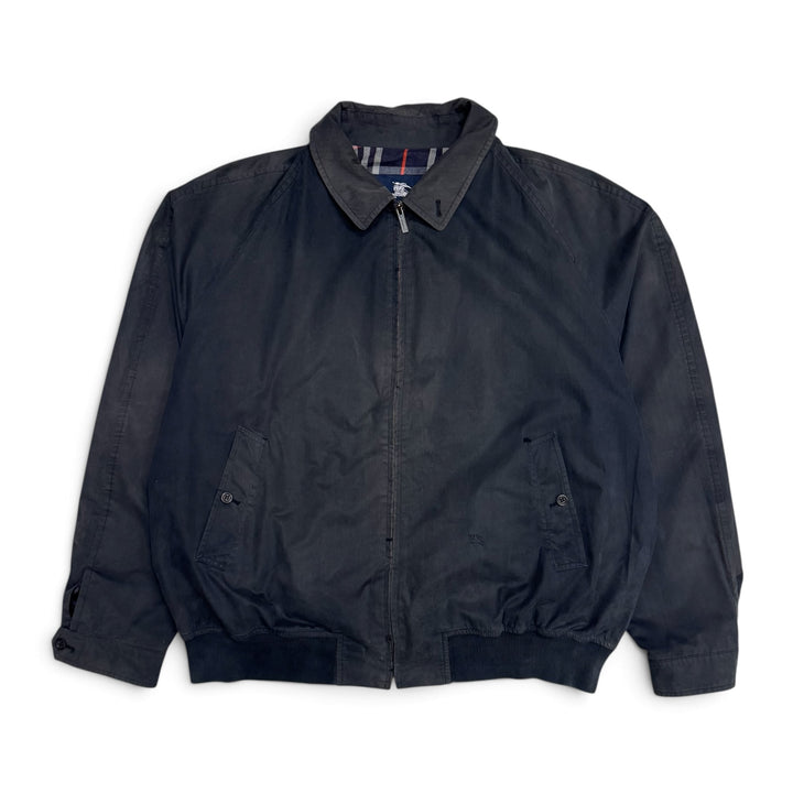 Vintage Burberrys Harington Style Jacket Faded Navy (XL)