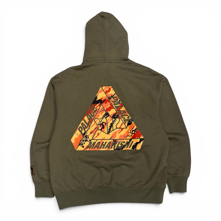 Palace X Maharishi Tri - Bonsai Hoodie Khaki (L)