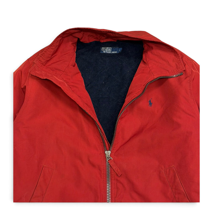 Vintage Polo Ralph Lauren Fleece Lined Jacket Red (L)