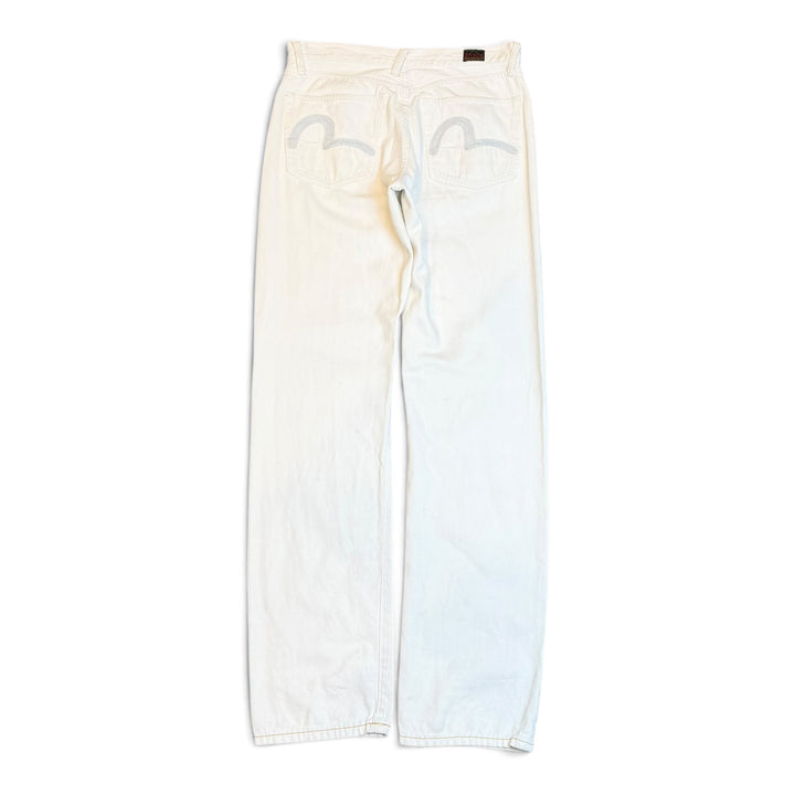 Vintage Evisu White Denim Trousers (30)