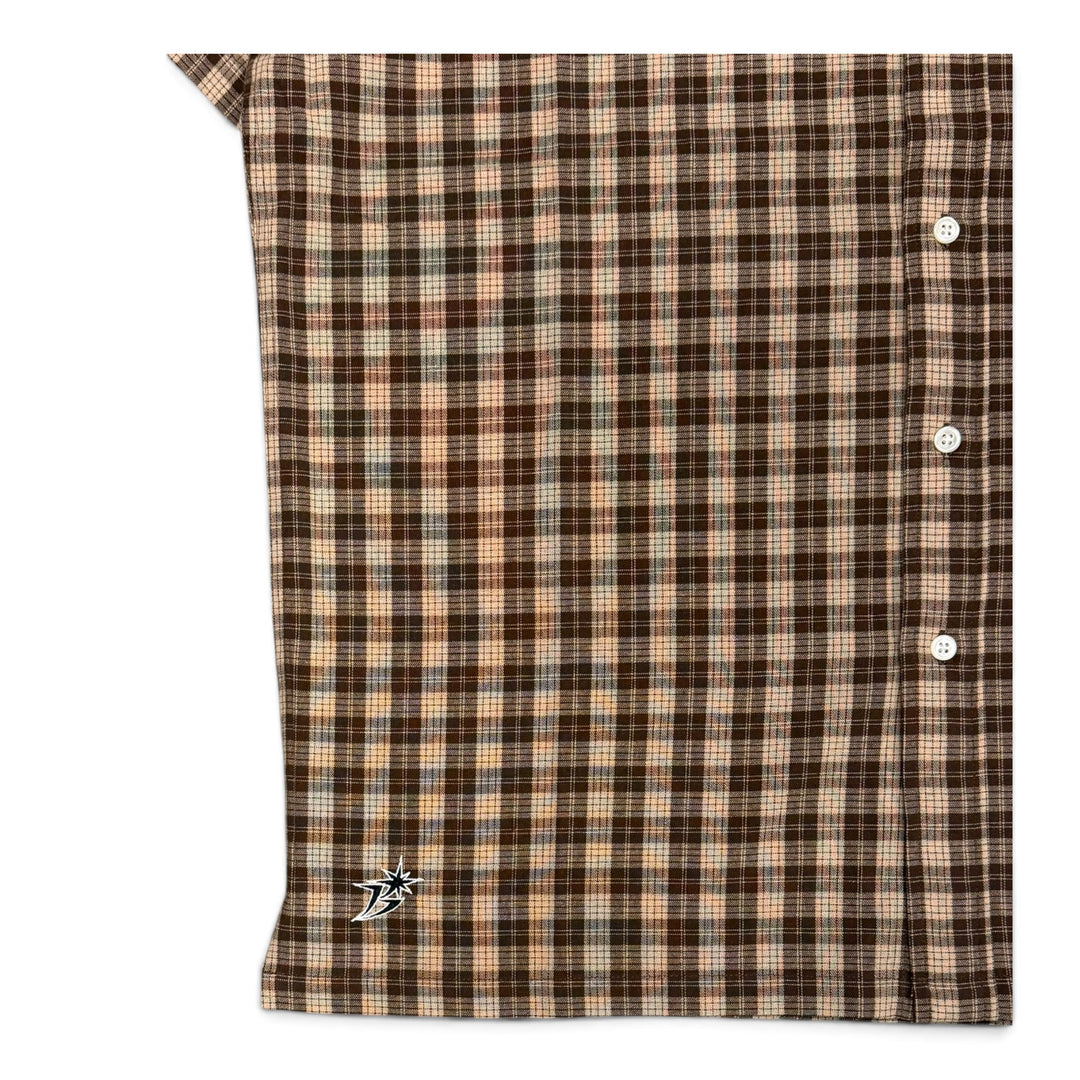 Bott Brown checkered shirt (L)