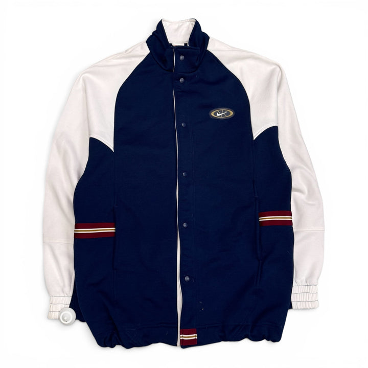Vintage 90's Snap Sweater Navy (XL)