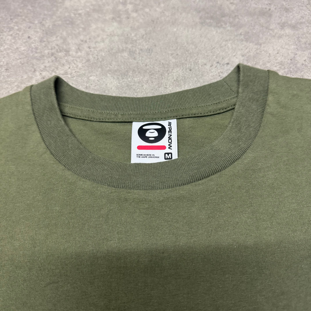 AAPE One Point Khaki T-Shirt (M)
