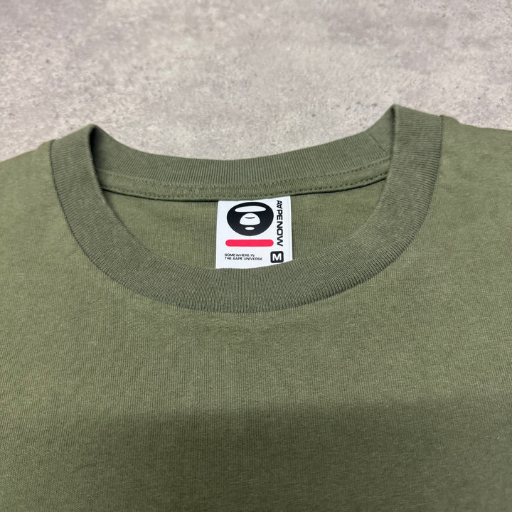AAPE One Point Khaki T-Shirt (M)