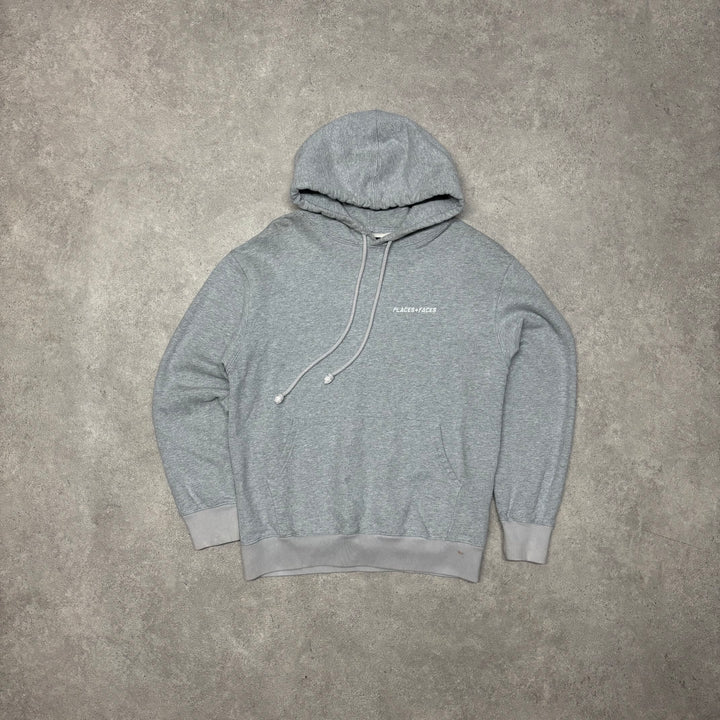 Places + Faces Grey Pullover Hoodie (S)