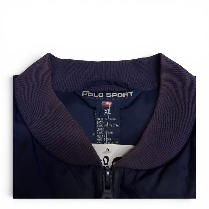 Vintage Polo Ralph Lauren Sport Puffer Gilet Navy (XL)
