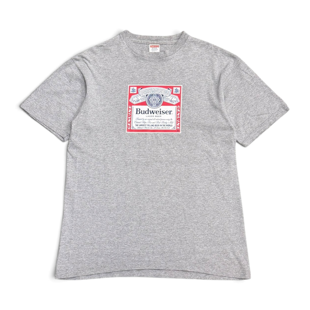 Rare Supreme X Budweiser T shirt Grey (L)