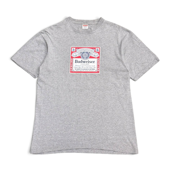 Rare Supreme X Budweiser T shirt Grey (L)