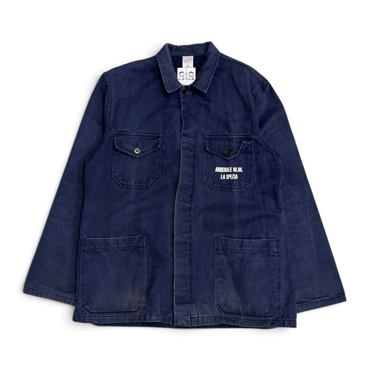 Vintage French Chore Jacket Navy (M)