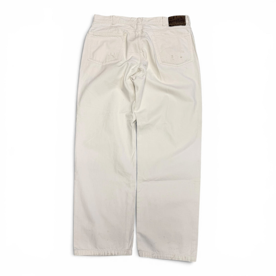 Vintage Stone Island Marine Trousers White 34"